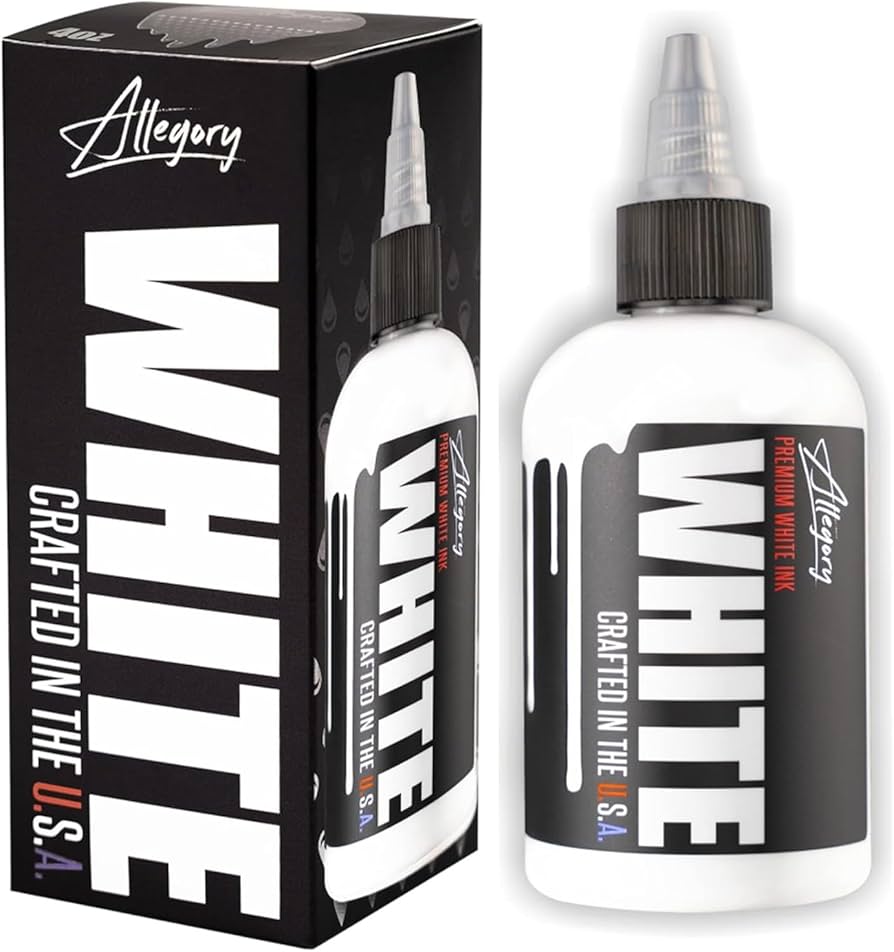 Amazon.com: Allegory Tattoo Ink – White, Premium White Tattoo Ink